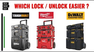 TOUGHBUILT StackTech Milwaukee PackOut Dewalt ToughSystem 2 [upl. by Kreis]