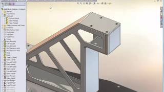 SOLIDWORKS Whats New 2010 Section 14  MultiBody Sheet Metal [upl. by Farris]