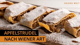 Wiener Apfelstrudel selber machen – So einfach gehts [upl. by Abramo]