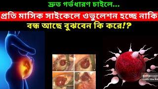 প্রতি মাসিক সাইকেলে ওভুলেশন হচ্ছে নাকি বন্ধ আছে বুঝবেন কি করে Anovulatory Symptoms [upl. by Sedgewake]