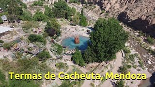 Termas de Cacheuta Mendoza Parque de aguas termales Que hacer en Mendoza Que visitar en Mendoza [upl. by Haeckel921]