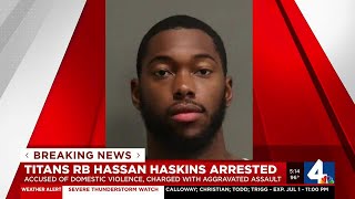 Tennessee Titans running back Hassan Haskins arrested [upl. by Ghiselin]