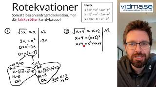 Matematik 2c ROTEKVATIONER två exempel [upl. by Yoshio908]