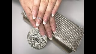 French Nails  Step by Step Tutorial  Trendnails [upl. by Enicnarf96]