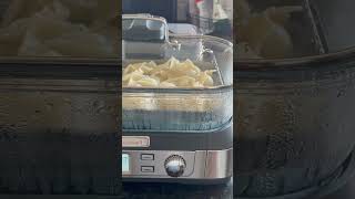 Dumplings amp egg cuisinart steamer subscribe [upl. by Allemat]