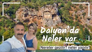 Dalyan’da nereler gezilir  Where to visit in Dalyan [upl. by Puglia]