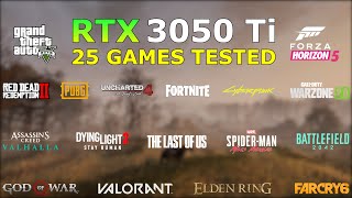 RTX 3050 Ti Laptop Gaming Test  25 Games Tested in 2023  Enough for 1080P [upl. by Drofyar]