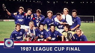 ASLIVE  Rangers v Aberdeen  1987 League Cup Final [upl. by Nnylassej]