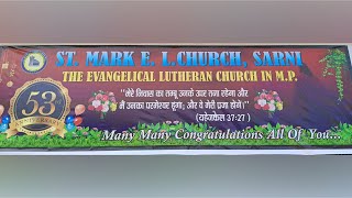 53rd Anniversary of St Mark EL Church Sarni✝️😇 hindichristiansong motivation [upl. by Hartmunn]