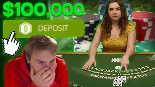 I Went to Blackjack with 100K and a Dream [upl. by Eissej]