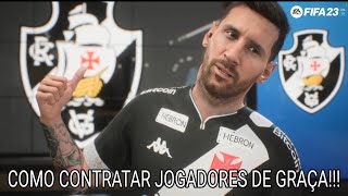 Como contratar jogadores de graça no modo carreira treinador fifa 23 [upl. by Bathsheb834]