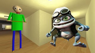 Crazy Frog And Baldi Nextbot Gmod [upl. by Denn]