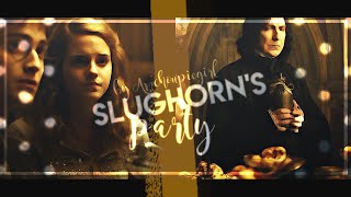 Bubblegum Slughorns dinner party ● Snape x Hermione [upl. by Klinges]