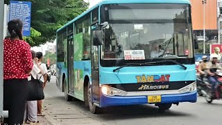 Buses running on the street [upl. by Nyloc25]