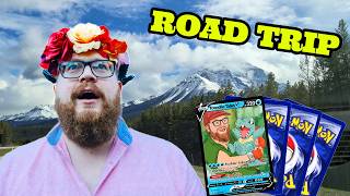 EPIC 4500KM 2800 MILES JOURNEY ACROSS CANADA TO OPEN POKEMON CARDS [upl. by Nalym]