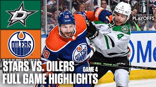 Dallas Stars vs Edmonton Oilers Game 4  NHL Western Conference Final  Full Game Highlights [upl. by Nivets]