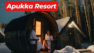 Apukka Resort  Tour  Apukka Resort  Glass Igloos Hotel [upl. by Yxel]