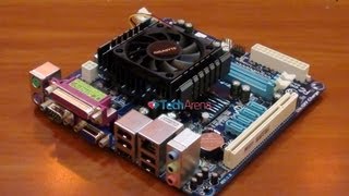 Gigabyte E350N Micro Motherboard Review [upl. by Assilev]