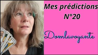 Mes Prédictions N°20 medium voyance [upl. by Ameyn]