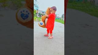 Baby Playing With Teddy Bear 🐻🐻 টেডি বিয়ার খেলনা 🐻🐻viralshorts youtubeshorts shorts shortvideo [upl. by Eicnarf]