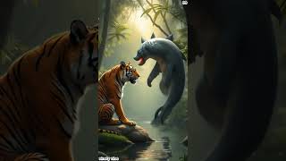 Dolphins and Tigers Together A MindBlowing Animal Encounteranimal​ fusion hybrids​ shorts​​ [upl. by Sreip]