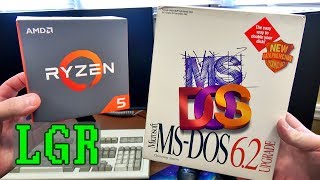 Installing MSDOS on an AMD Ryzen Gaming PC [upl. by Nosimaj]