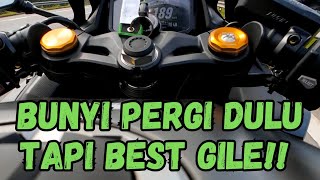 Bunyi Pegi Dulu Tapi Sedap  Modenas Kawasaki Ninja ZX25R Malaysia Top Speed [upl. by Mitzl]