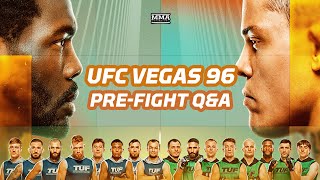 UFC Vegas 96 Cannonier vs Borralho LIVE Peoples PreFight Show  MMA Fighting [upl. by Poppo530]