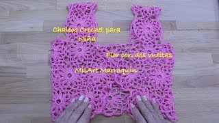 Chaleco Crochet para 8 años paso a paso cc [upl. by Brandea]