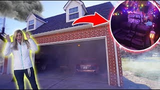 OUR ATTIC CAUGHT ON FIRE PRANK ON MOM [upl. by Nicholas]