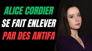 Alice Cordier du collectif némésis se fait malmener par des antifas [upl. by Vasti]