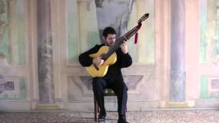 Sylvius Leopold Weiss Allemande dmoll Sonata no35 Dresden Manuscript Guitar Mauro Zanatta [upl. by Ahtram]