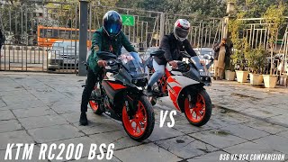 KTM RC 200 BS6 Vs KTM RC 200 BS4  Detailed Comparison  Test Ride  Ksc Vlogs [upl. by Kendra]