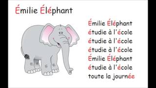 Phonétique animée  Émilie Éléphant [upl. by Hibbert212]