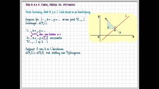 havo B 103 A Lijnen hoeken en afstanden [upl. by Enelegna]
