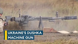 Dushka The Ukrainian militarys modified Sovietbuilt machine gun [upl. by Etaner]