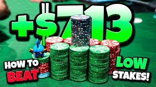 Tips amp Tricks to Beat LOW STAKES POKER 12 13 25  Poker Vlog 251 [upl. by Whitten840]