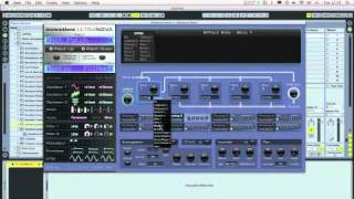 Novation  UltraNova Software Editor plugin Part 2 [upl. by Enilegnave441]