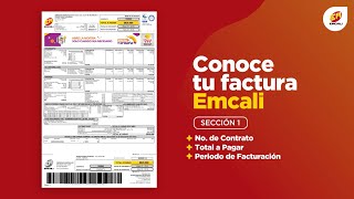 Conoce Tu Factura Emcali  Sección 1 [upl. by Layla]