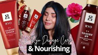 🇰🇷RYO DAMAGE CARE amp NOURISHING tratamento coreano para cabelos danificados [upl. by Assirol]