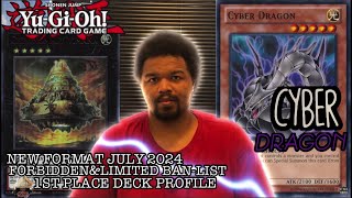 Yugioh new format post July 2024 1st place deck profilecyber dragonKyle Lewis [upl. by Bronnie]