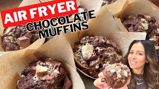 AIR FRYER CHOCOLATE MUFFINS [upl. by Rosa]