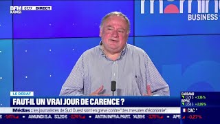 Nicolas Doze face à JeanMarc Daniel  Fautil un vrai un jour de carence [upl. by Vernier]