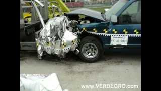 Verdegro Crash test Truck Mounted Attenuator TMA US NCHRP 350 [upl. by Eikcin]