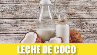 Cómo hacer leche de coco deliciosa y fácil [upl. by Ewnihc763]