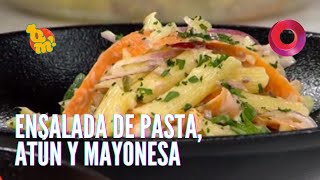 Ensalada de pasta atún y mayonesa  QuéMañana [upl. by Adnana585]