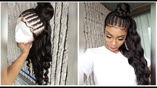 WIG WHERE Half up Half Down Slay your Lace Frontal Wig Ft Lumiere Hair [upl. by Ennairoc]