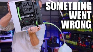 Something went wrong with the small watercooled PC [upl. by Hsreh]