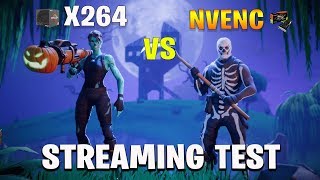 NVENC VS x264 Stream TEST  Ryzen 5 2600  GTX 1660 [upl. by Carma]