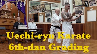 Uechiryu Karate 6thdan Grading  Shai Hai  Kiyohide Shinjo Dojo Okinawa [upl. by Eve]